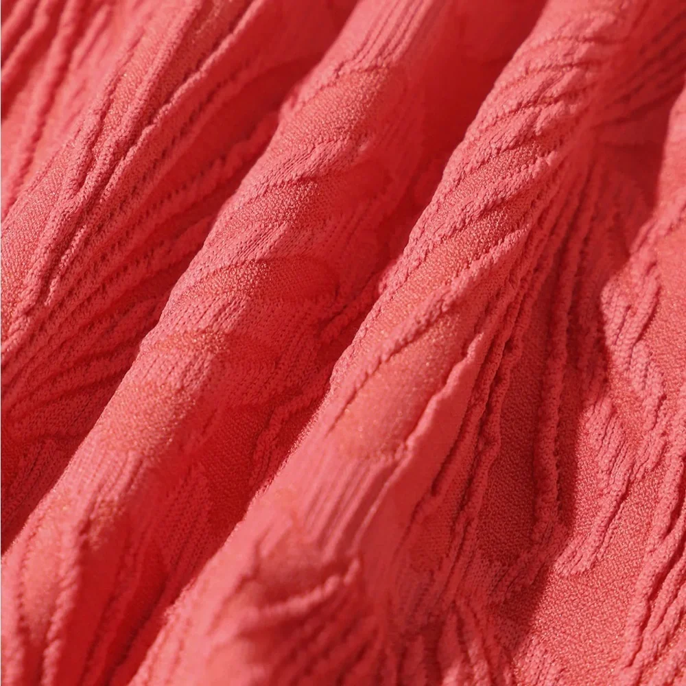 Berlook Red Jacquard Bikini Bottom ONLY 27 - Picture 8 of 11